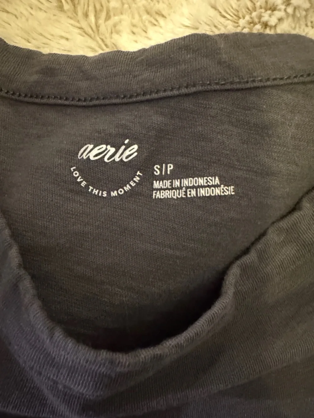 Aerie Ruffle-Detail Tee - Picture 2 of 3